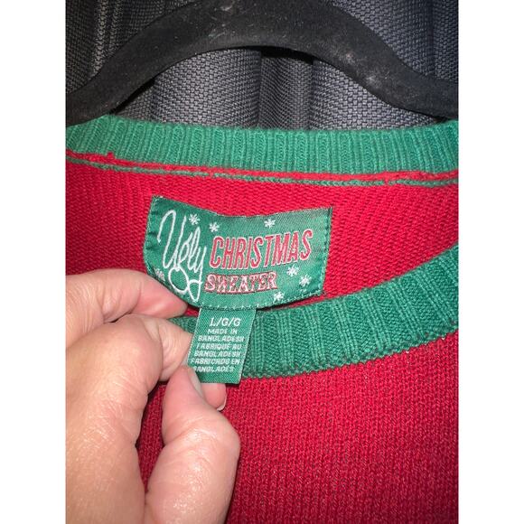 Ugly Christmas Sweater Xmas Size Large - Picture 2 of 3
